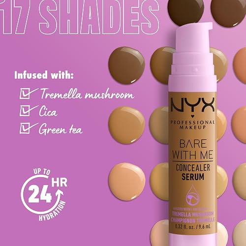 Nyx Professional Makeup Bare with me Serum Calm Concealer Beige, 9.6 ml