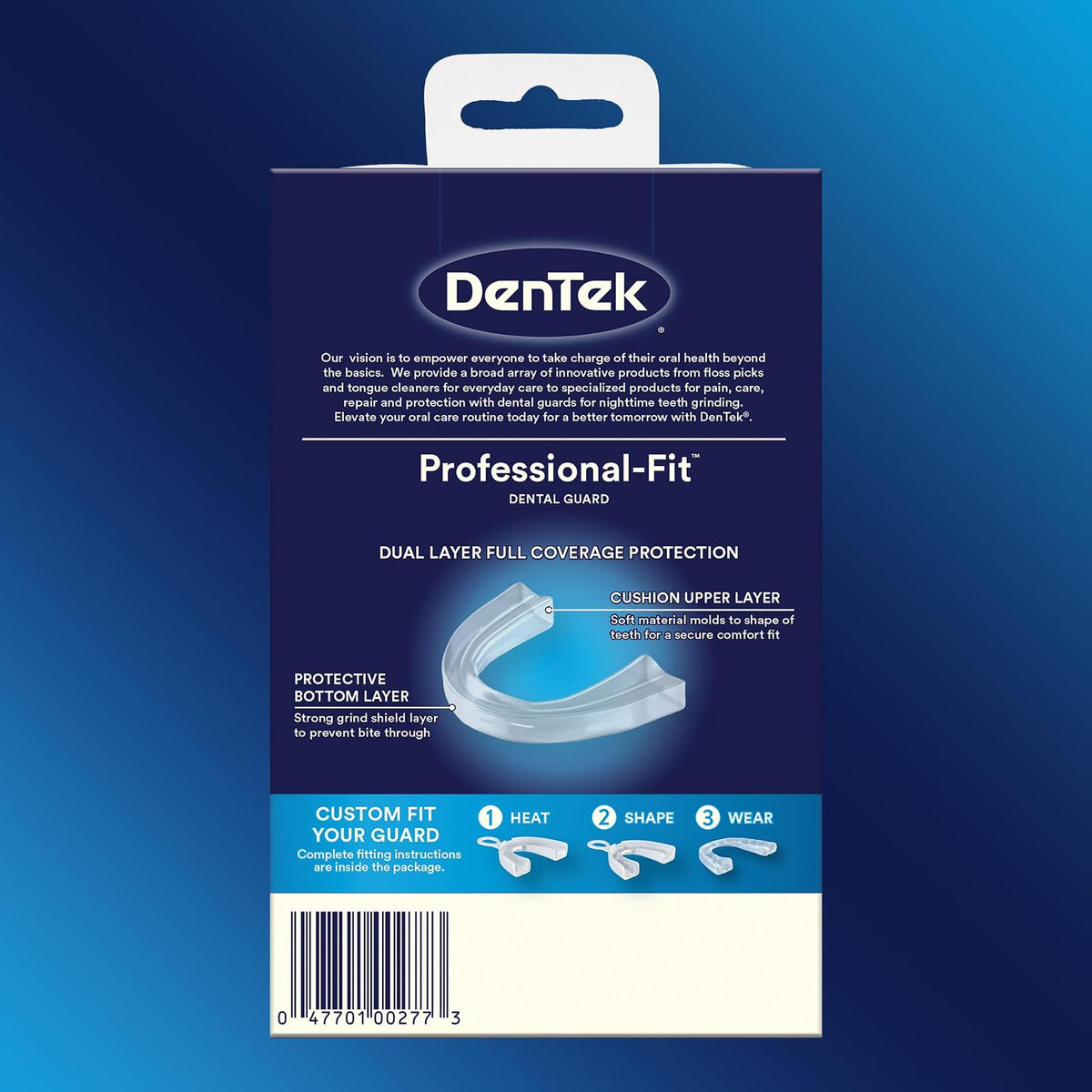 DenTek - Protector dental de máxima protección con ajuste profesional | Para pulir durante la noche