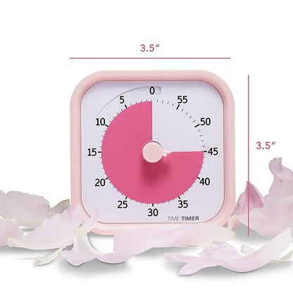 Time Timer Home Mod - Temporizador Visual para niños de 60 Minutos Edición en el hogar, Herramienta de Estudio, Temporizador para computadora Infantil, computadora de Oficina y reuniones con