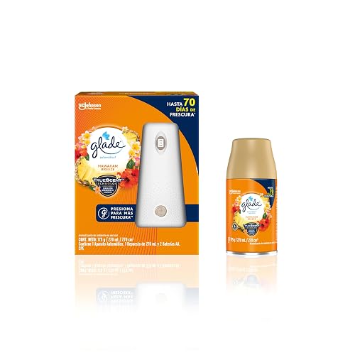 Glade Aromatizante para Hogar Automático 1 Aparato y 2 Repuestos Hawaiian Breeze