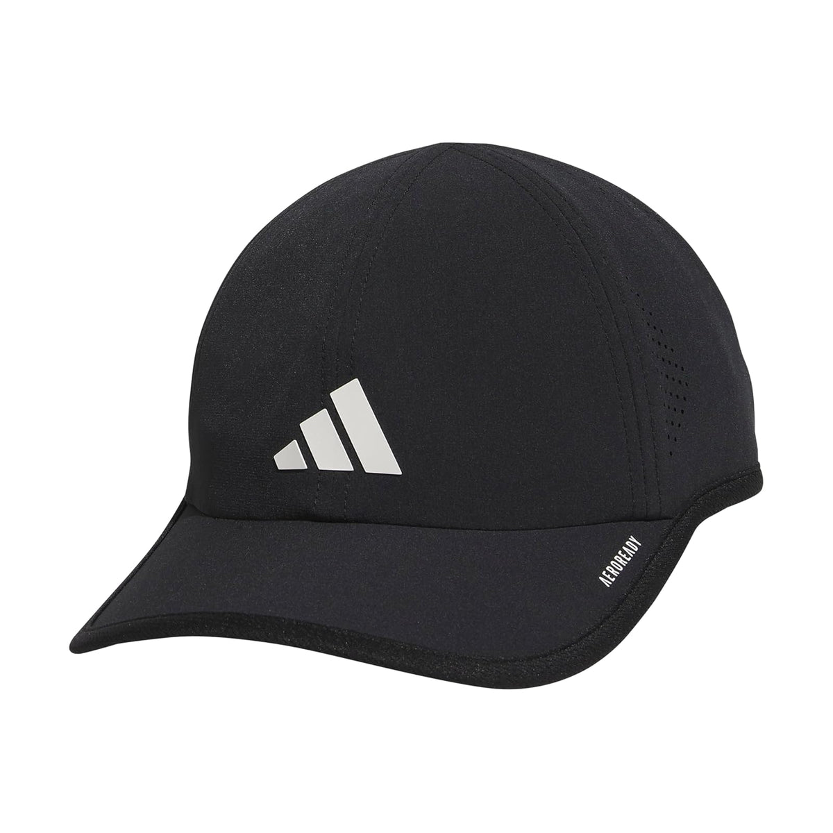 adidas Superlite Gorra de Béisbol Unisex, Ligera y Transpirable - Talla Única - Negro - Blanco - 3.0