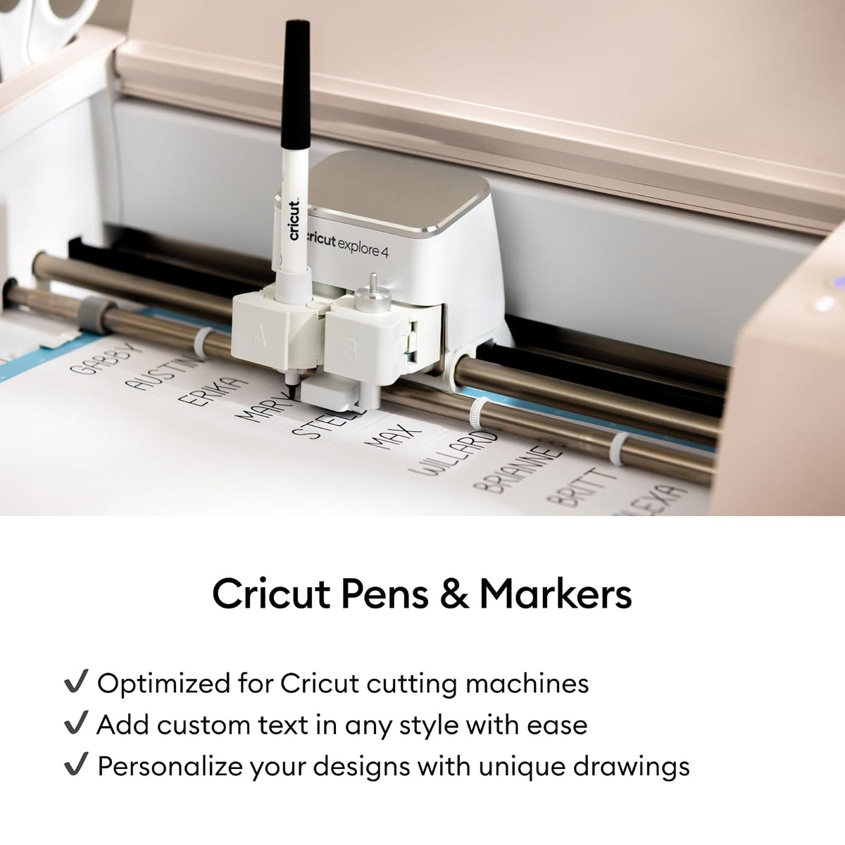 Cricut - Bolígrafo de punta fina de 0,4 mm, Ultimate Sampler (30 unidades)