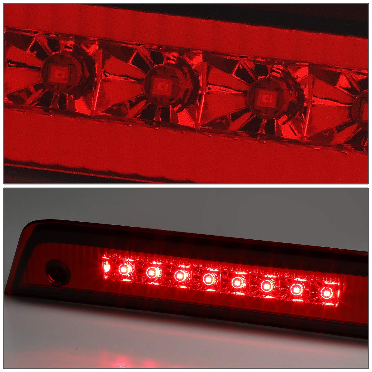 DNA MOTORING 3BL-DJOU09-LED-RD Luz de freno LED de tercera cola [compatible con Dodge Journey 10-16]