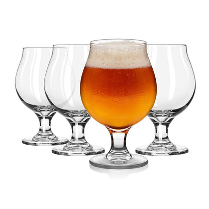 Libbey Juego de 4 vasos de vidrio cerveceros clásicos Craft Brews, 473 ml
