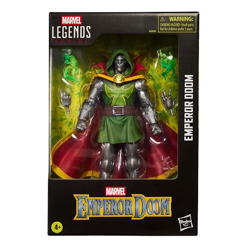 Marvel Legends Figura Emperador Doom | 6 pulgadas (15 cm), accesorios incluidos, coleccionable, articulaciones