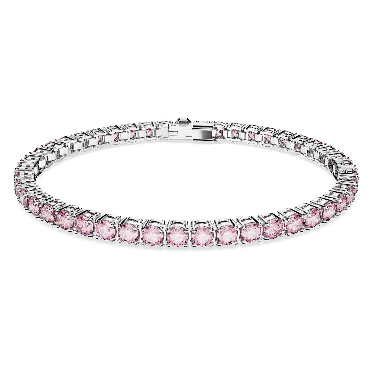 Swarovski Matrix Tennis Collection Pulsera - One Size - Chapado en rodio rosa