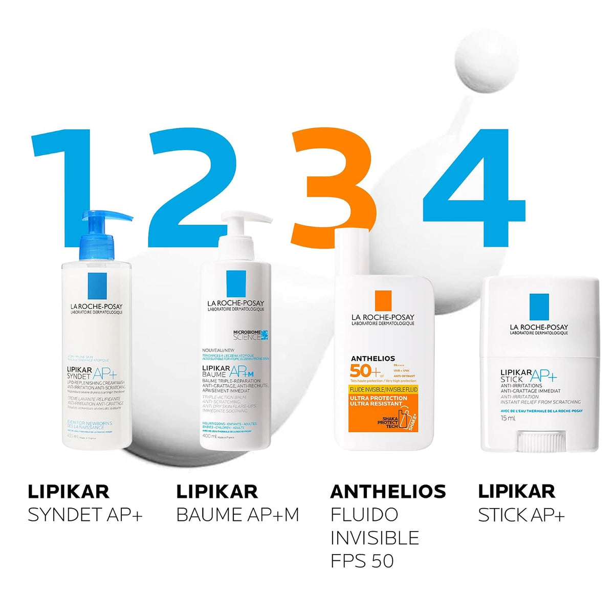 La Roche-Posay Jabón líquido La Roche Posay Lipikar Syndet AP+ para Siel Seca o Atópica 400ml