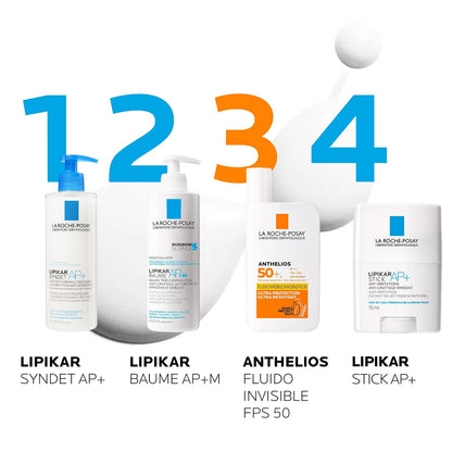 La Roche-Posay Jabón líquido La Roche Posay Lipikar Syndet AP+ para Siel Seca o Atópica 400ml