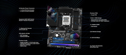 ASRock MB AMD AM5 B850 Riptide WiFi