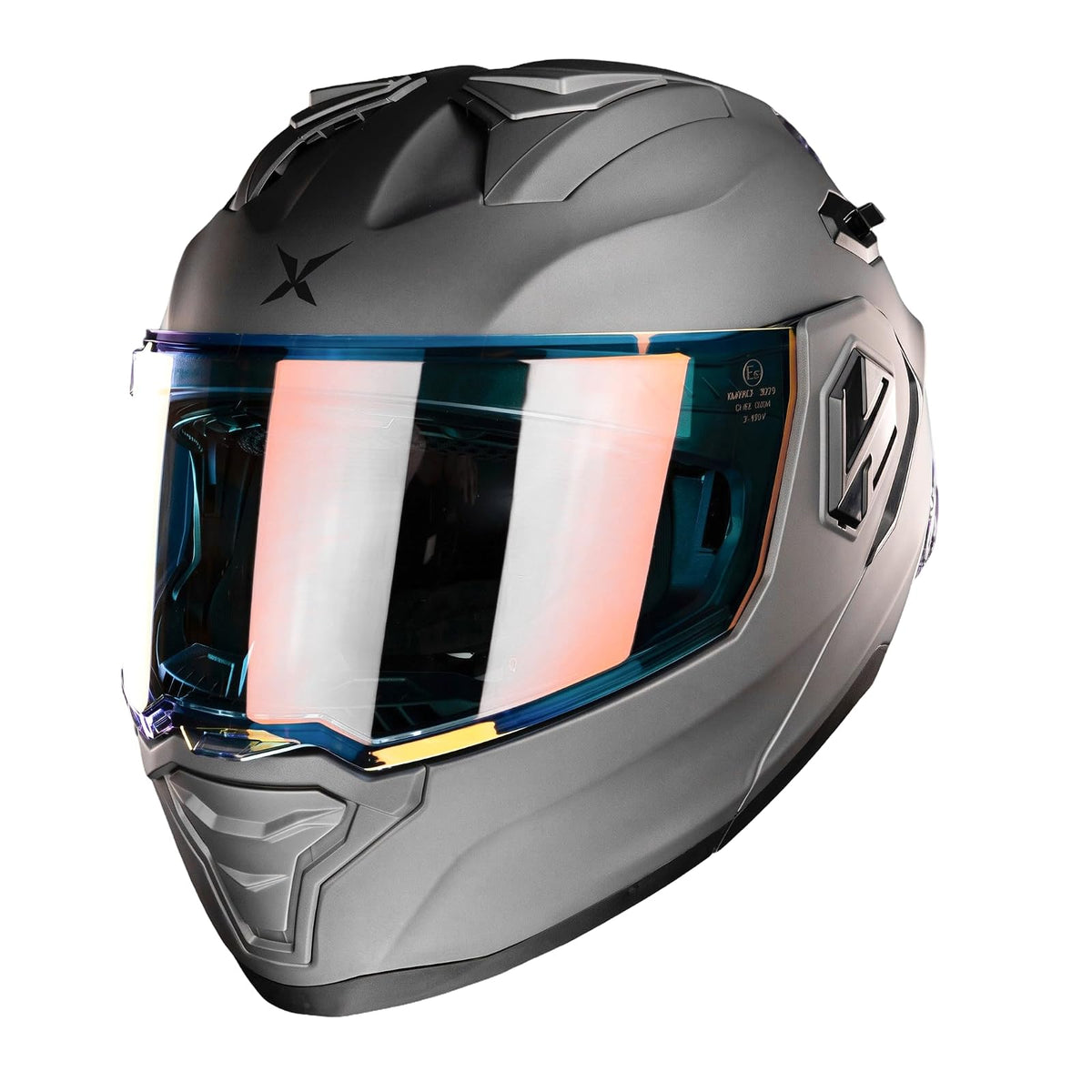 X-KOV Casco Alpha Gris Mate L