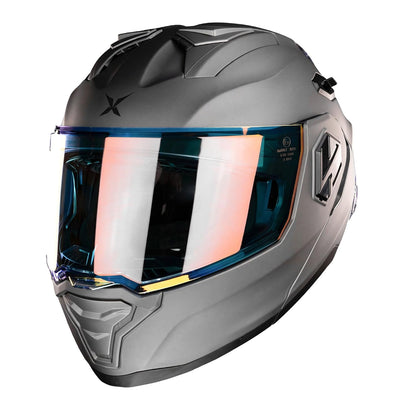 X-KOV Casco Alpha Gris Mate M
