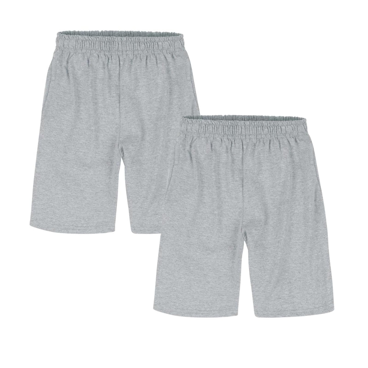 Hanes Pantalón Corto de Jersey (Paquete de 2) Camiseta de Tirantes Anchos para Niños - Light Steel - M