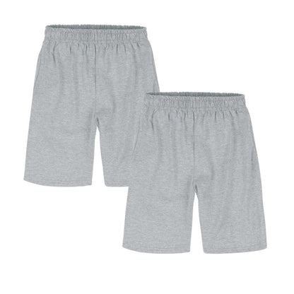 Hanes Pantalón Corto de Jersey (Paquete de 2) Camiseta de Tirantes Anchos para Niños - Light Steel - M