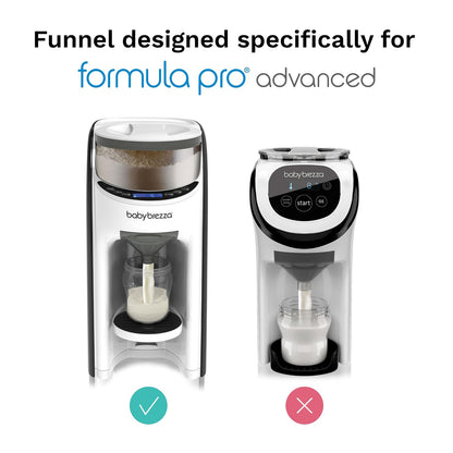 Baby Brezza Formula Pro Advanced - Embudo y cubierta de repuesto