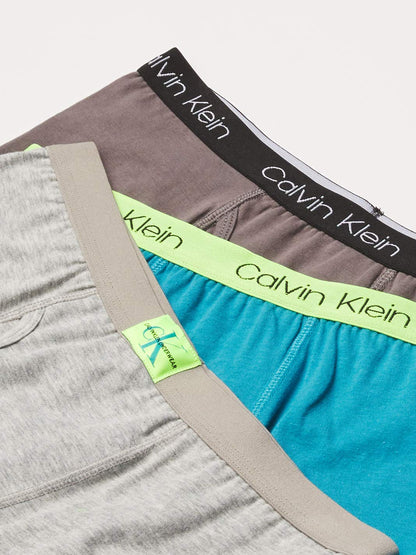 Calvin Klein Calzoncillos Calzones de algodón para niños, Paquete de 6 Ropa Interior de Hombres para Niños