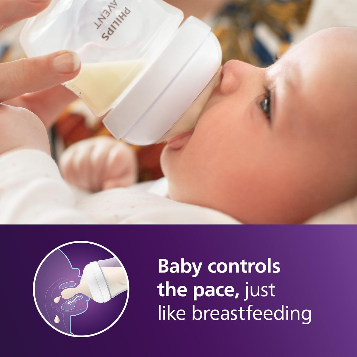 Philips Avent Set de Regalo Natural Response | Recién Nacido | 4oz/125 ml / 9oz/260 ml | SCD838/02