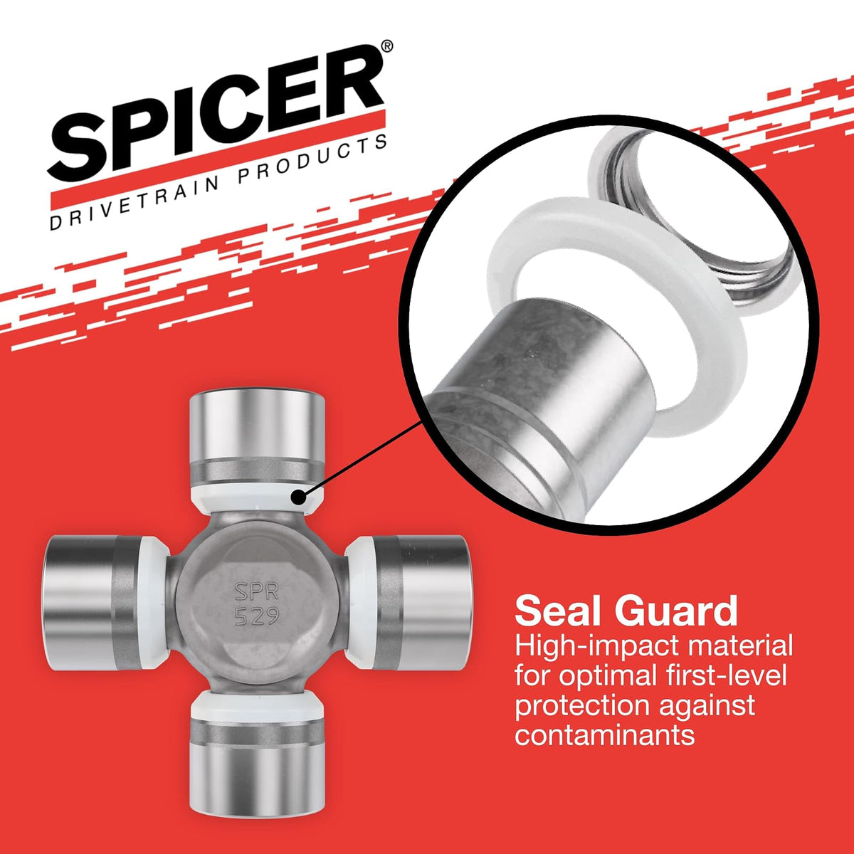 Spicer Kit de Juntas Universales Serie 1310, Negro 5-1310-1X