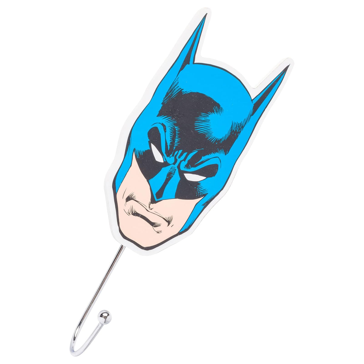 Silver Buffalo Batman Icons - Juego de 3 ganchos de pared troquelados, 14 x 7 pulgadas