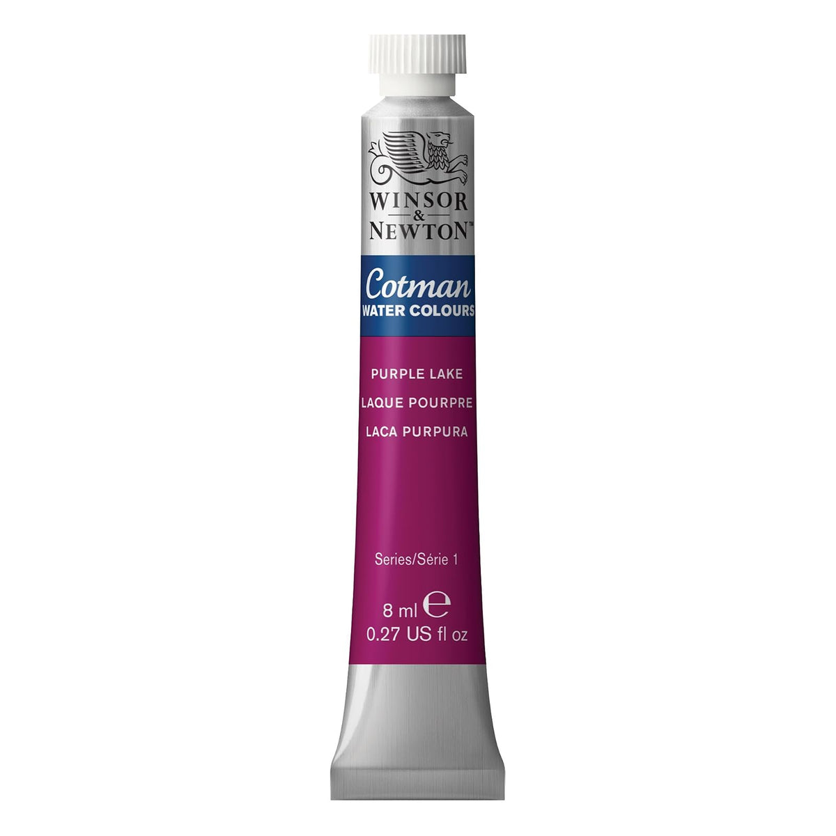 Winsor & Newton Acuarela Cotman en Tubo 8 ml, Varios Colores - Tubo de 7,7 g - Purpura