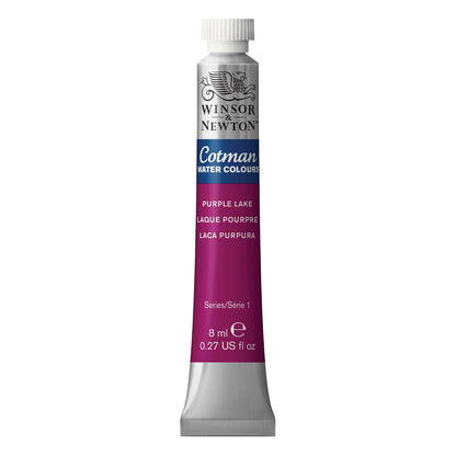 Winsor & Newton Acuarela Cotman en Tubo 8 ml, Varios Colores - Tubo de 7,7 g - Purpura