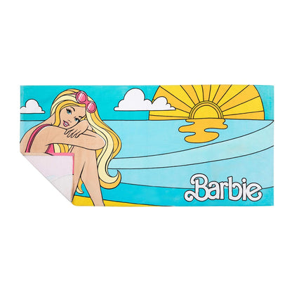 Barbie - Toalla de baño de algodón súper Suave, de 58 x 28 Pulgadas, (Producto Oficial Barbie) de Franco