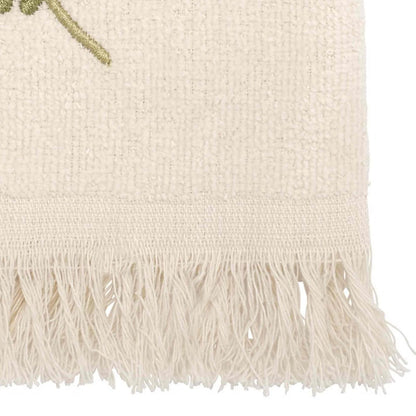 Avanti Linens Greenwood - Toalla con Punta de Dedo, Color Marfil, 18 x 11 Pulgadas