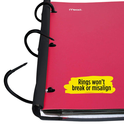 Five Star Flex Hybrid NoteBinder- Cuaderno y carpeta todo en uno, Negro, 11 1/2" x 10 3/4"