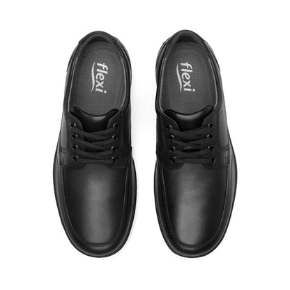 Flexi Zapato Bowie Jr 414401 Negro Oxford para niño