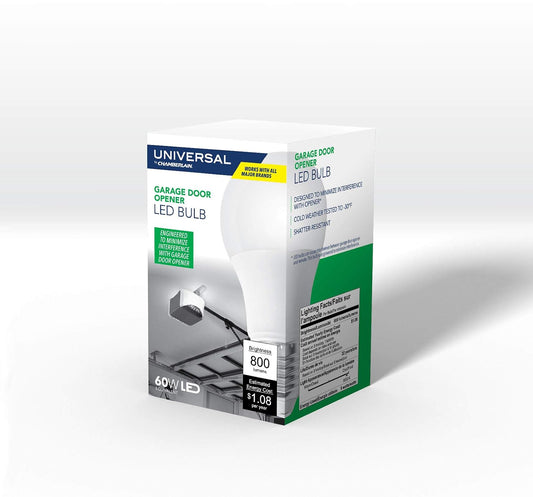 Replacement LED Bulb for Garage Opener - 800 Lumen