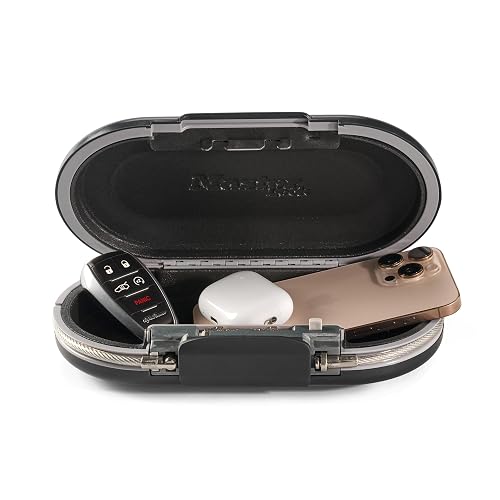 Master Lock 5900D Caja de Seguridad Portátil | 2-0.25 pulgadas de alto x 9-17/32 pulgadas de ancho x 4-0.9 pulgadas de profundidad, portátil seguro