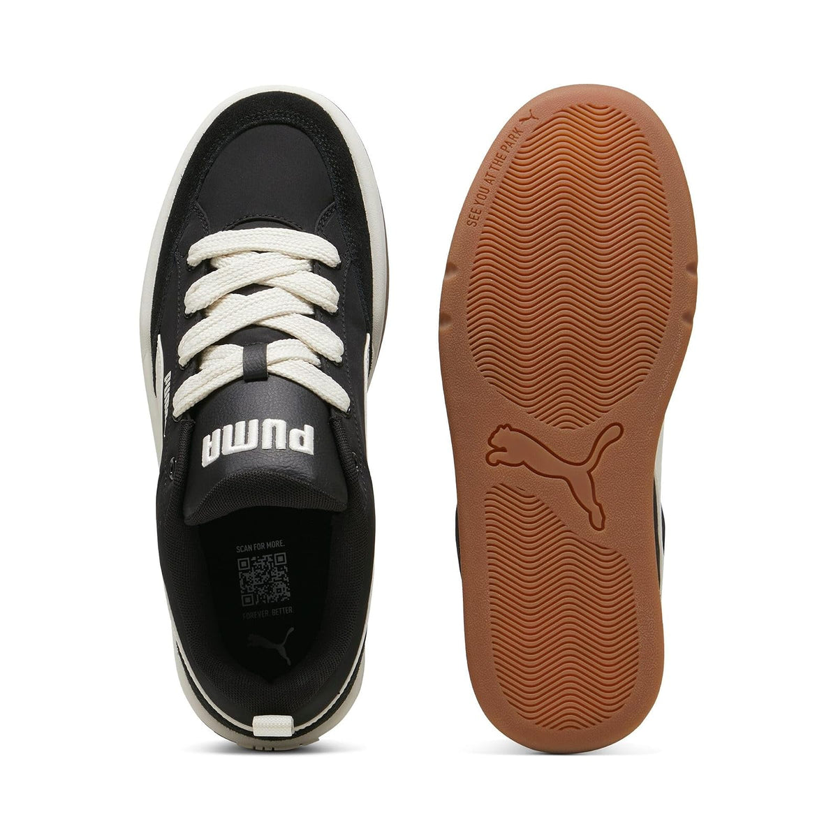 PUMA, Tenis Casuales Park Lifestyle Street, Unisex, Negro, Talla 25,5