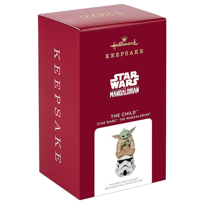 Hallmark - Adornos de Navidad de Star Wars: The Mandalorian The Child