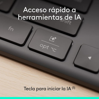 Logitech K620 Signature Slim for Business Teclado Alámbrico, tamaño estándar, USB-C Plug and Play, Windows/Mac/Chrome/PC/Notebooks - Color Grafito