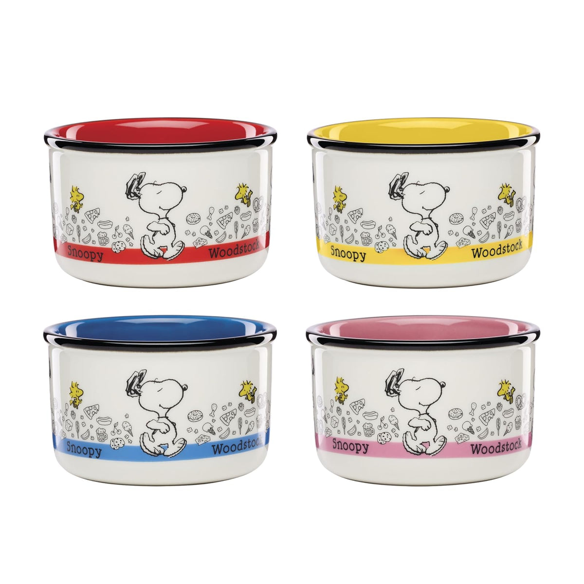 Lenox Chef Snoopy Tarro para Galletas de Porcelana, Colección Peanuts - Cuencos para aperitivos