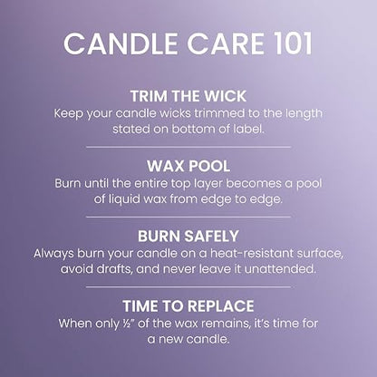 Yankee Candle - Vela perfumada de limón y lavanda, tarro grande de 22 onzas con hasta 150 horas de tiempo de combustión, regalo, cumpleaños