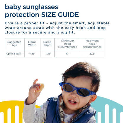 Baby Banz Gafas de Sol para bebés de 0 a 2 años, Las Mejores Gafas de Sol para bebés y niños pequeños