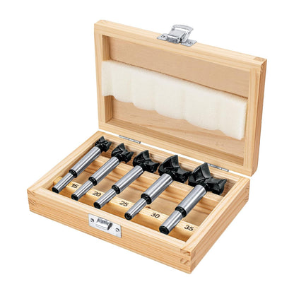 Truper JBFM-5, Juego de 5 brocas forstner para madera