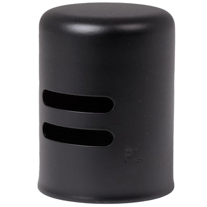 Westbrass estándar de latón espacio de aire solo gorra, Negro mate