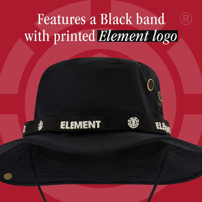 Element Vintage Bucket Hat, Packable Travel Hat, Wide Brim Summer Hat Sombrero para el Sol Unisex Adulto