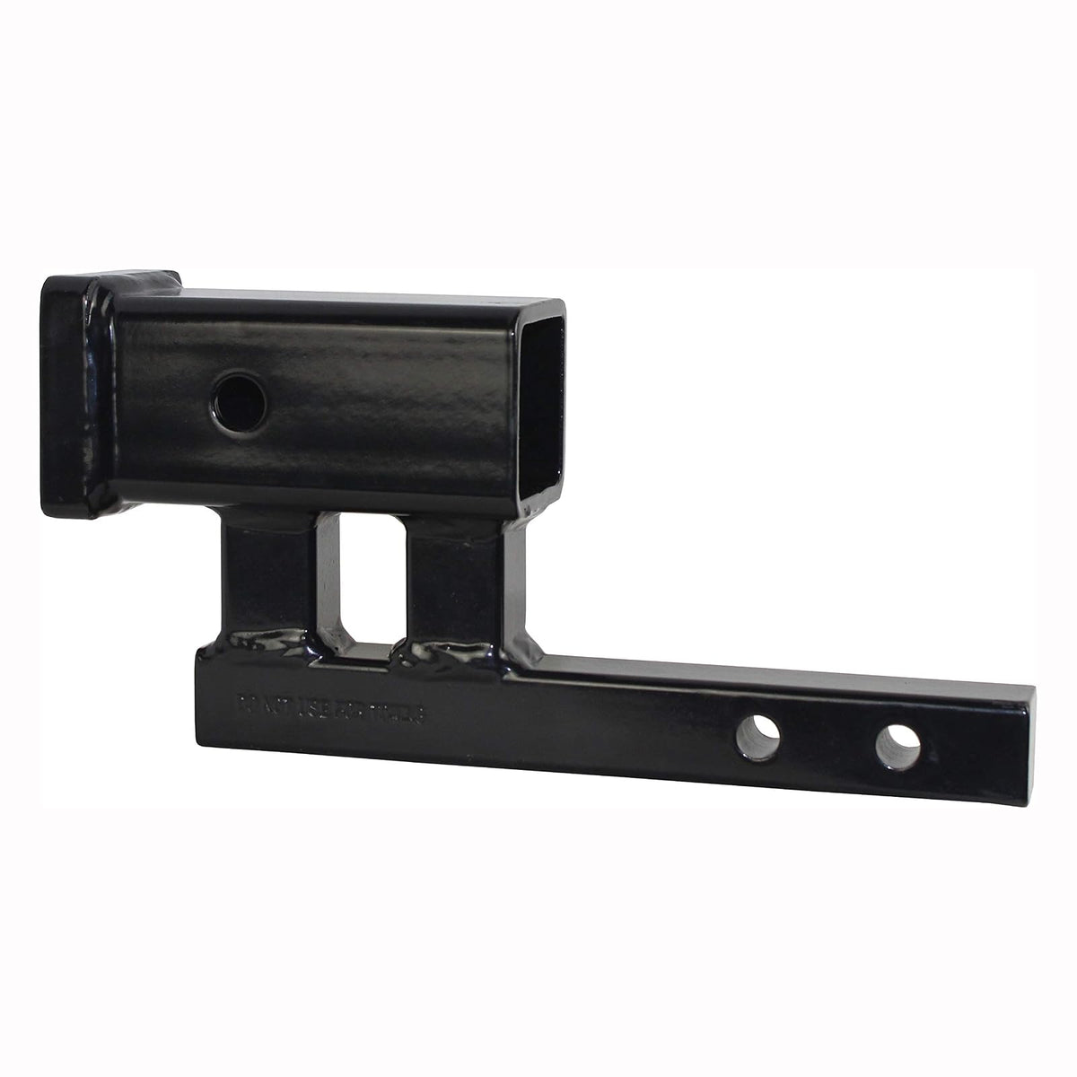 MaxxHaul 80875 Adaptador Extensor Enganche Remolque 2" Elevación/Caída 4" Vástago 1-1/4" Negro