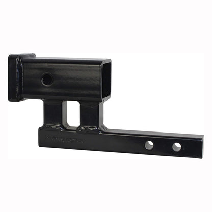 MaxxHaul 80875 Adaptador Extensor Enganche Remolque 2" Elevación/Caída 4" Vástago 1-1/4" Negro