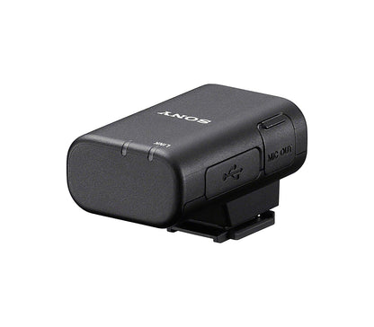 Sony ECM-S1 Micrófono de transmisión portátil inalámbrico para cámara, PC y Smartphones