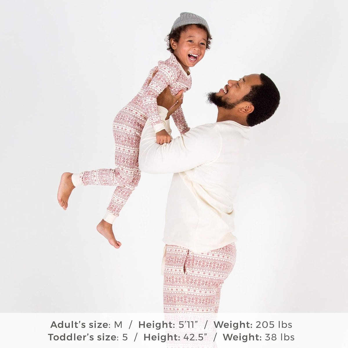 Burt's Bees Baby Big Kids Fair Isle tee & Pant Set PlayeraUnisex Adulto