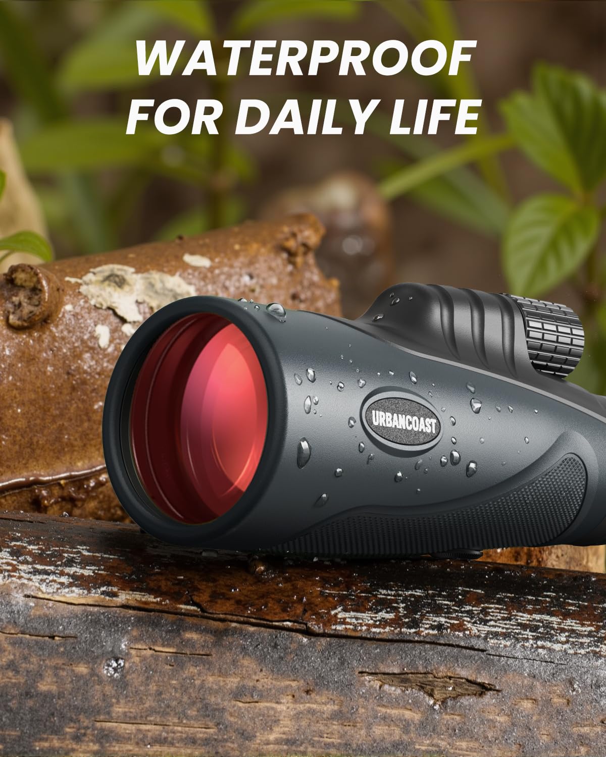 Telescopio monocular de 15 x 54 para Adultos de Alta Potencia, Impermeable, Prisma BAK4, Lente FMC, Compacto y Ligero para observación de Aves, Caza, Senderismo, Viajes y Aventura al Aire última