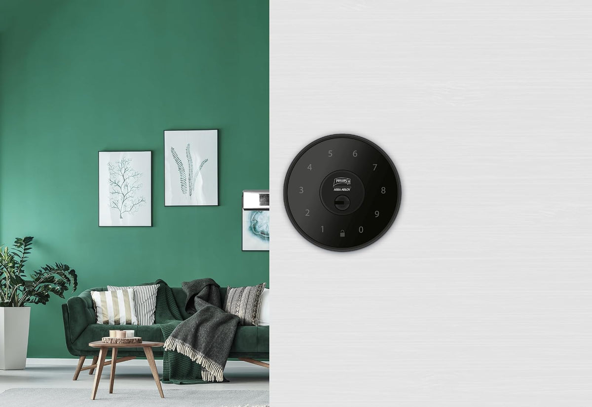 Phillips MX7053 Cerradura Inteligente PCD-360, Negro