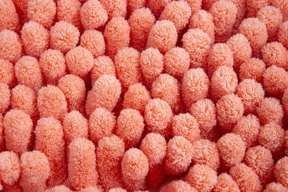 TAPETE DE BAÑO DIB Shaggy Coral Rosa 40X60 CM