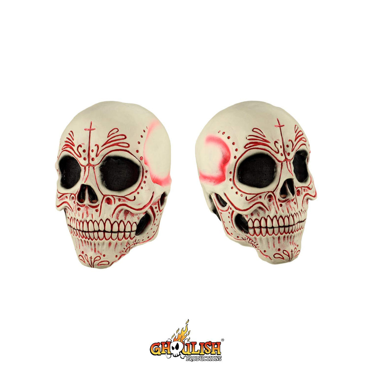 Máscara de Catrina Calavera Calaca de Día de Muertos de México Disfraz de Fiesta Mexicana