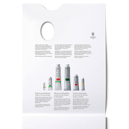 Winsor & Newton Professional - Papel de paleta para rasgar, transparente, 9 x 12 pulgadas
