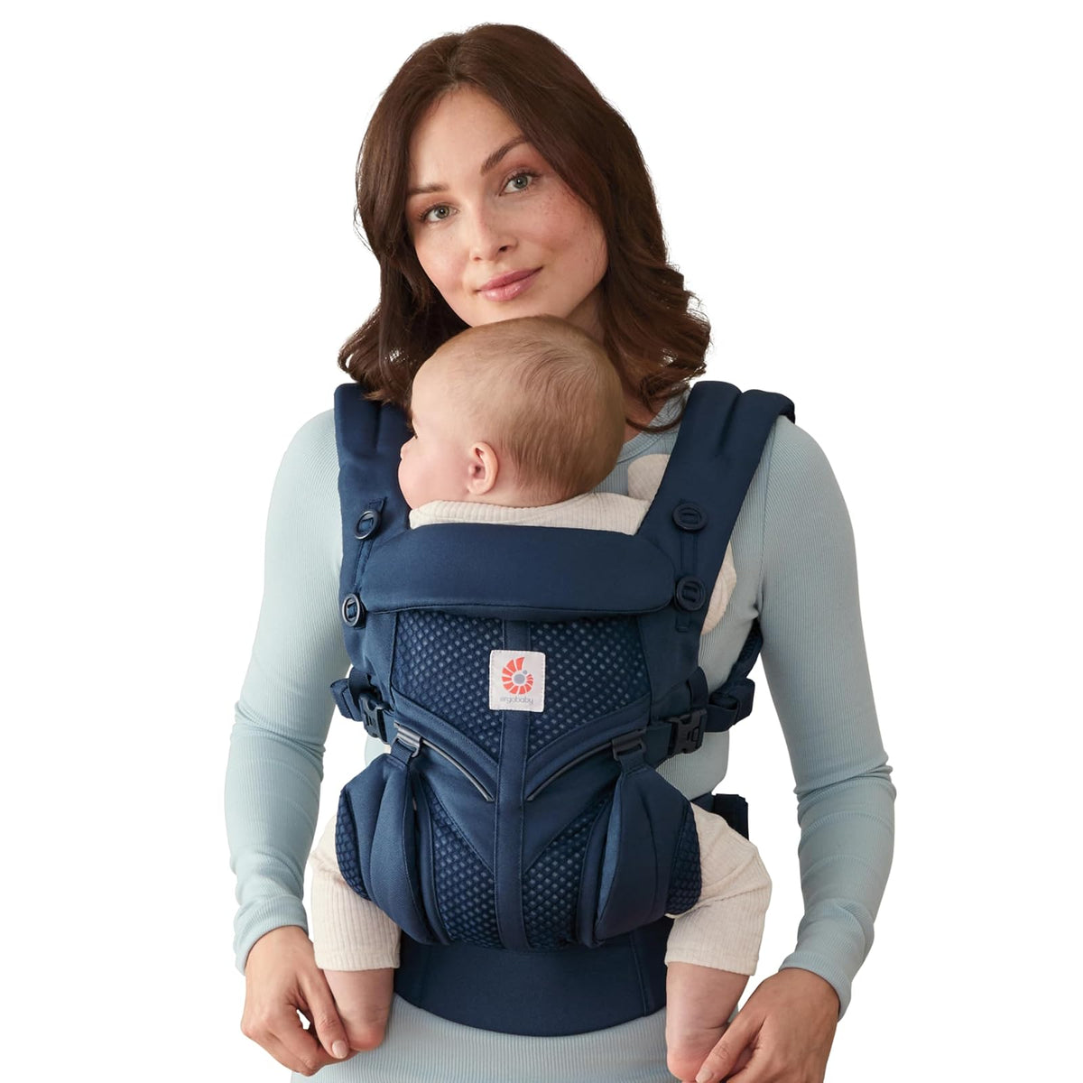 Ergobaby Omni Classic Portabebés Ergonómico, Recién Nacido a Niño Pequeño, 3-20 kg - Azul medianoche