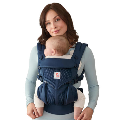 Ergobaby Omni Classic Portabebés Ergonómico, Recién Nacido a Niño Pequeño, 3-20 kg - Azul medianoche